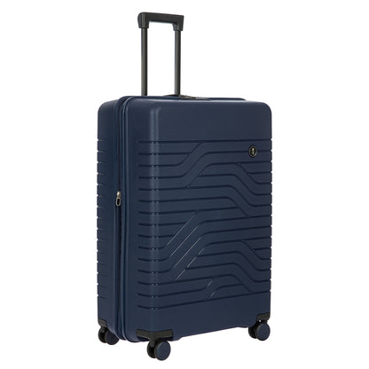 Bric's Ulisse Trolley Erweiterbarer großer ozeanblauer Hartschalenkoffer