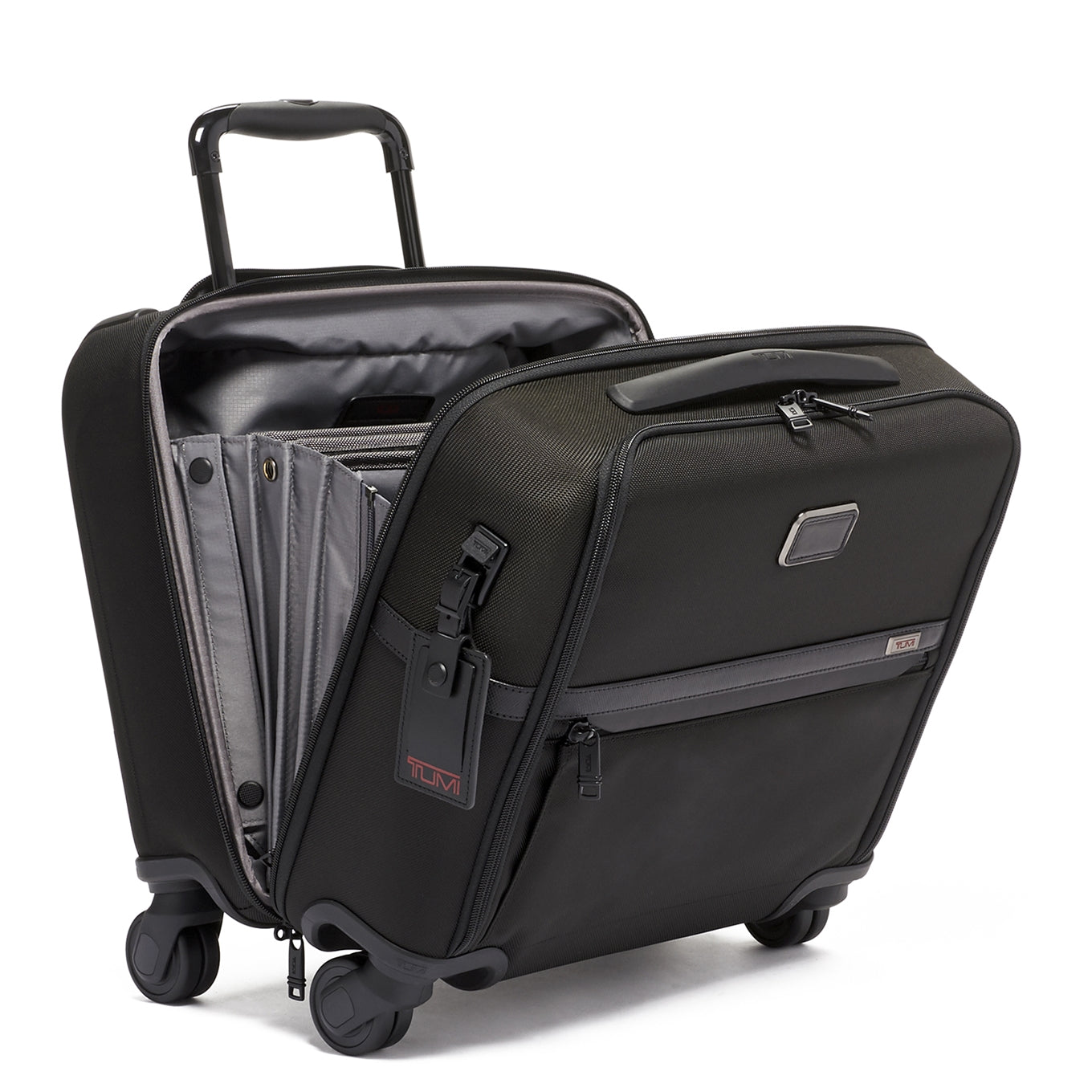 Tumi Alpha Compact 4 Wheel Brief schwarz II Pilotenkoffer