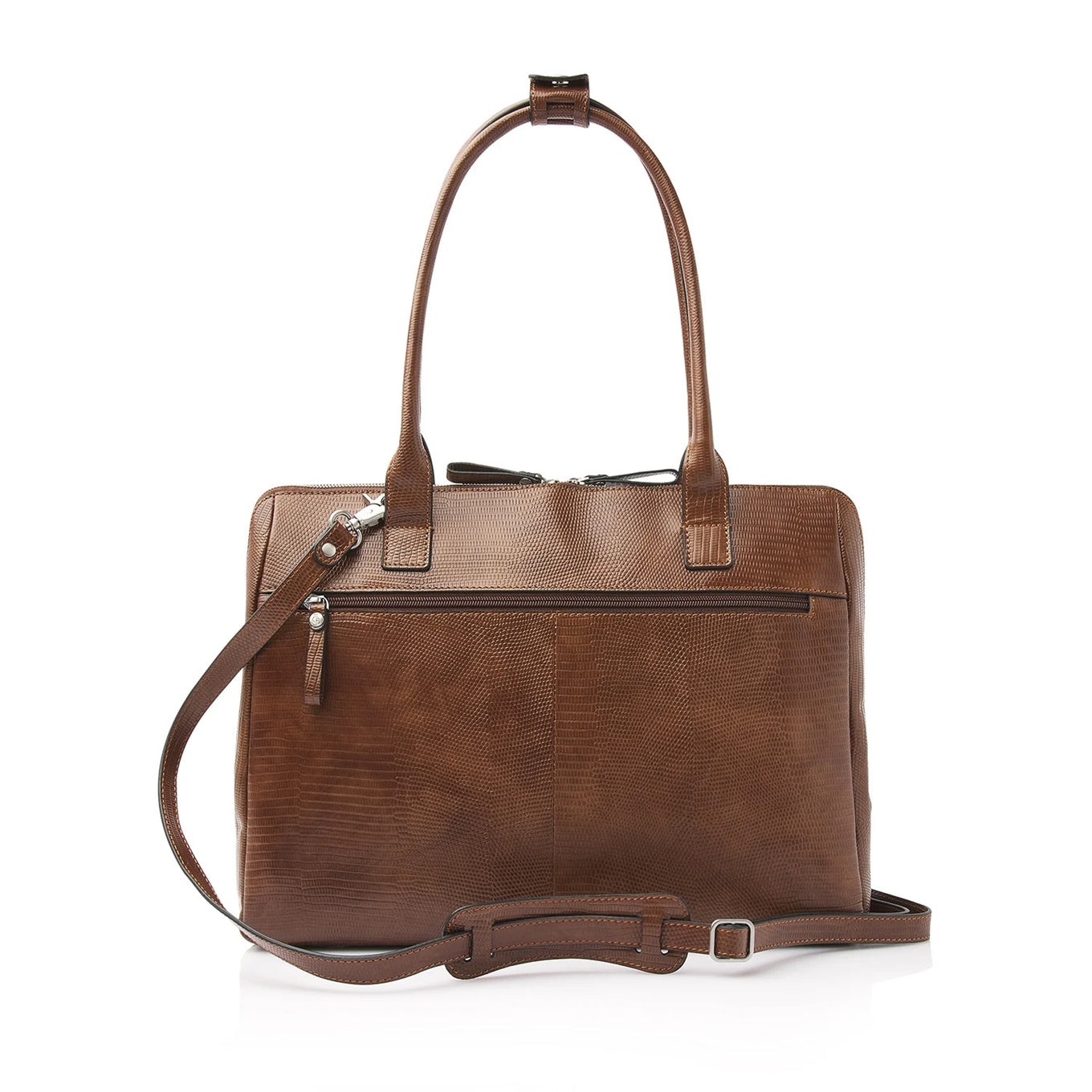 Castelijn & Beerens Donna Vera Schoudertas 15.6" RFID cognac