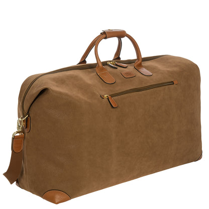 Bric's Life Reisetasche 65 kamelfarbene Wochenendtasche