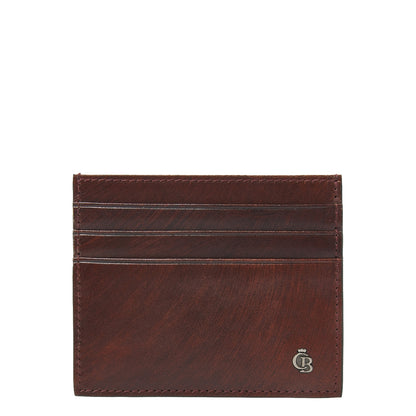 Castelijn &amp; Beerens Rien Credit Card Case RFID cognac