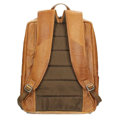 The Chesterfield Brand Rich Laptop Backpack cognac