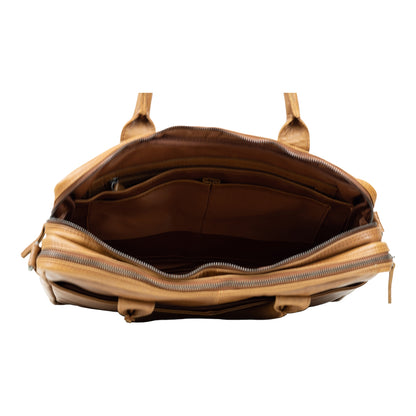 DSTRCT State Street Arbeitstasche 15,6" Cognac
