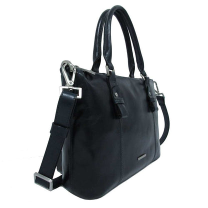 Claudio Ferrici Pelle Vecchia Tote navy