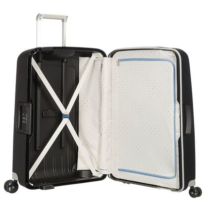 Samsonite S'Cure Spinner 75 2er-Set schwarzes Hartschalenetui