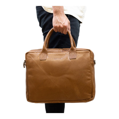 DSTRCT State Street Arbeitstasche 15,6" Cognac