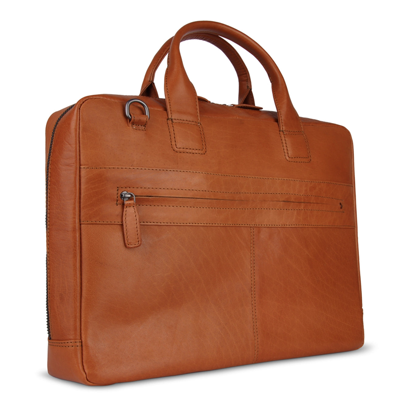 Plevier Onyx Laptop bag 17.3" cognac