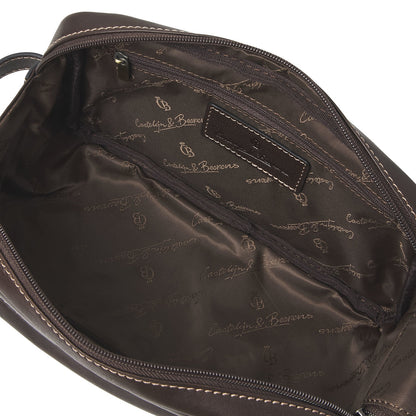 Castelijn &amp; Beerens Verona Toiletry Bag Mocha