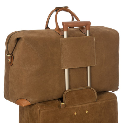 Bric's Life Reisetasche 65 kamelfarbene Wochenendtasche