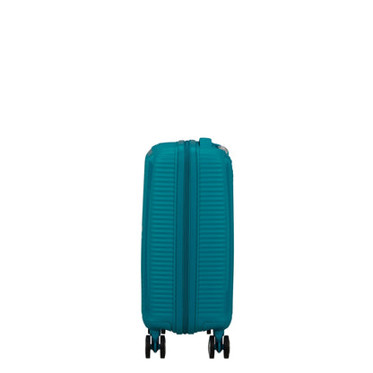 American Tourister Soundbox Mini Spinner 47 deep teal