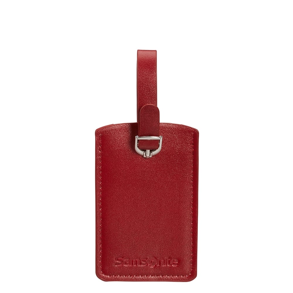 Samsonite Accessories Rectangle Luggage Tag X2 red