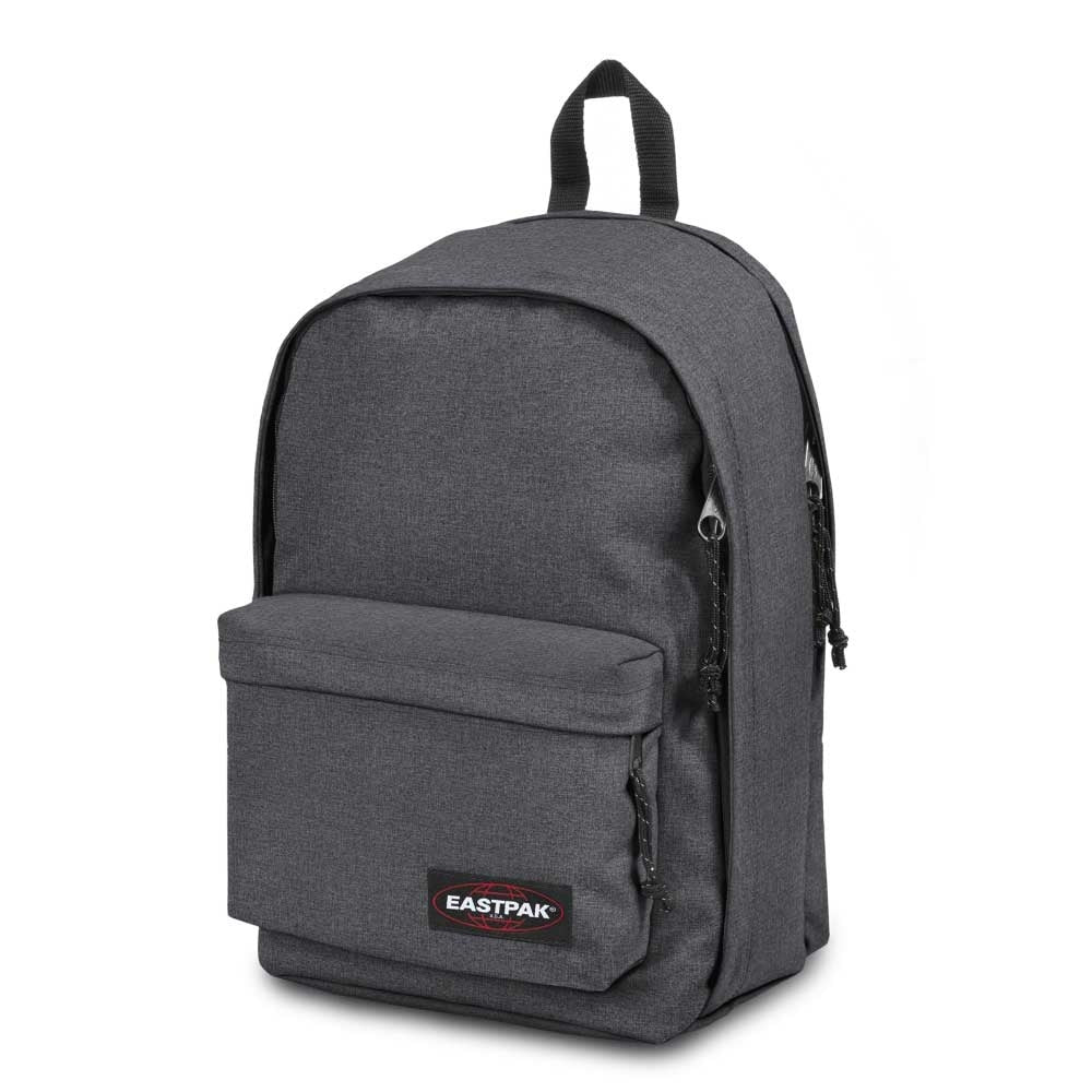 Eastpak „Back To Work“ Laptop-Rucksack aus schwarzem Denim