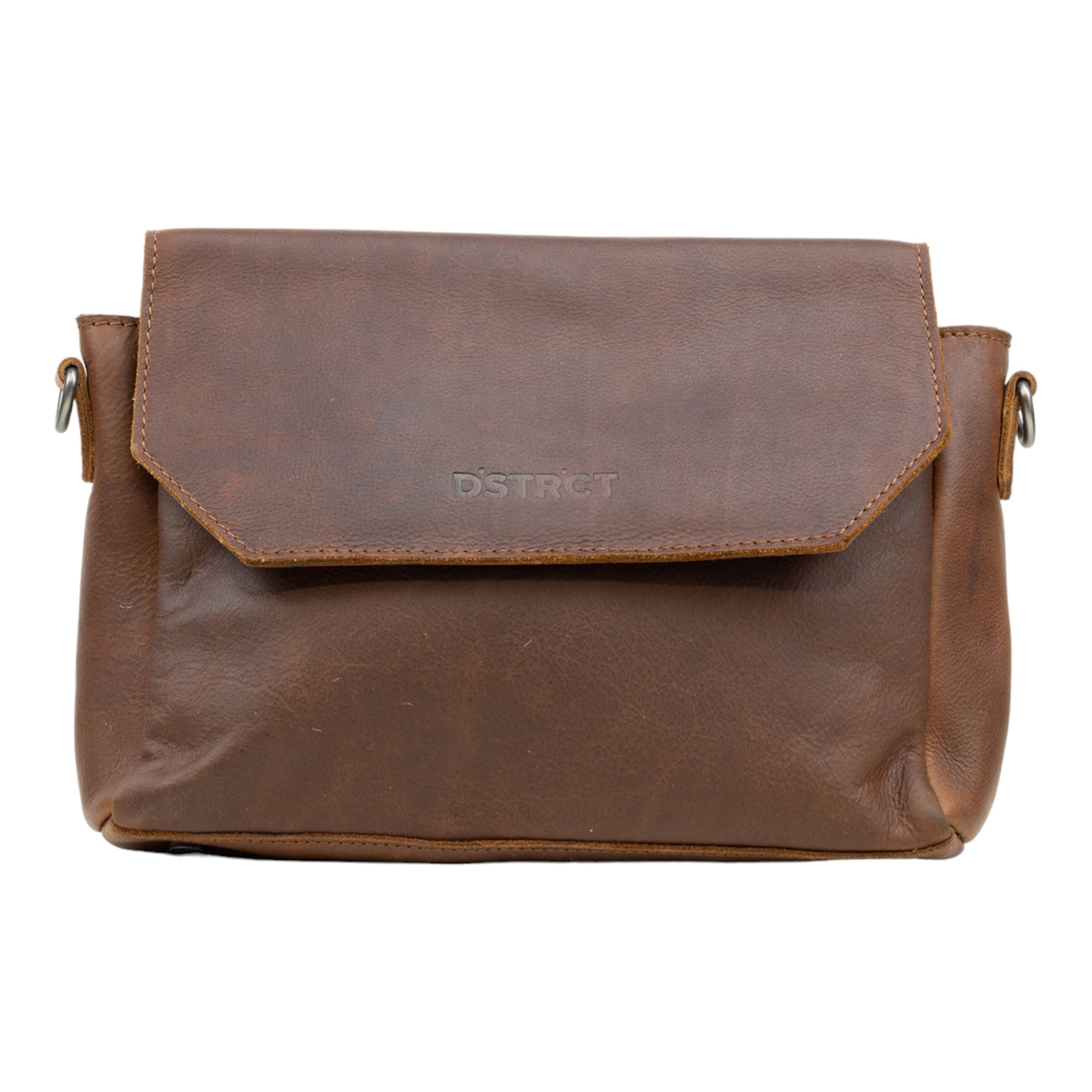 DSTRCT Preston Park Shoulder Bag Flap Bag L cognac