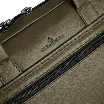 Castelijn & Beerens Nappa X Charlie Laptop / Tablet Tas 15.6'' dark millitary