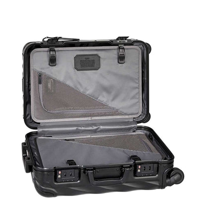 Tumi 19 Degree Aluminium International Carry-On Hartschalenkoffer in Mattschwarz