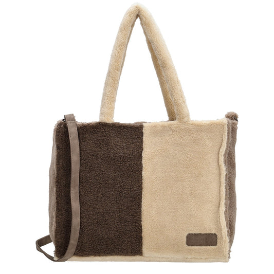 Zebra Trends Teddy Denise Shopper dunkelbraune Damentasche