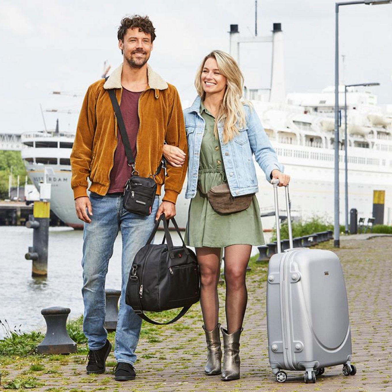 Enrico Benetti Cornell Sport / Travelbag S zwart