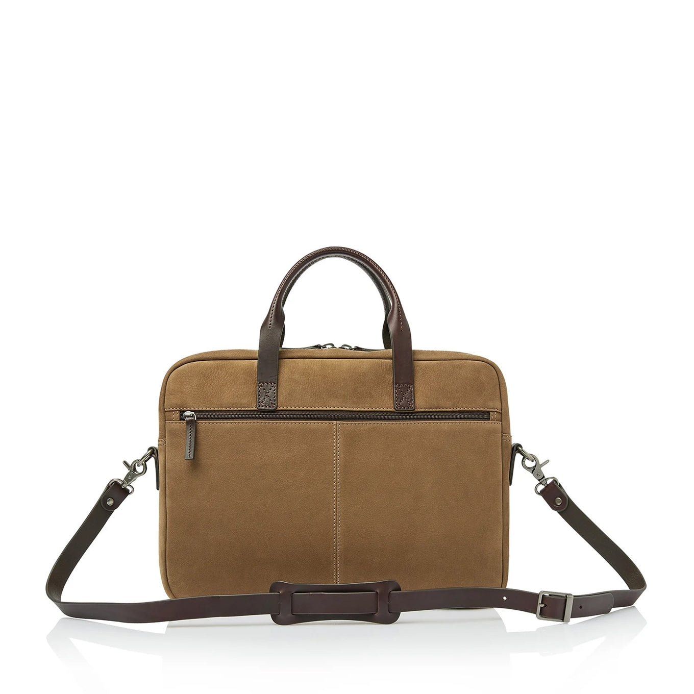 Castelijn &amp; Beerens Veneto Nubuck Laptopbag 15.6" taupe