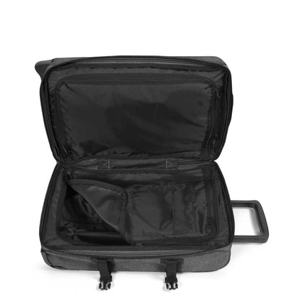 Eastpak Tranverz S black denim Handgepäck-Koffer Trolley