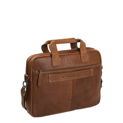 The Chesterfield Brand Calvi Laptoptas 15.6'' cognac