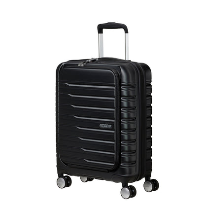 American Tourister Flashline Spin. 55/20 Frontloader Cabin Trolley shadow black