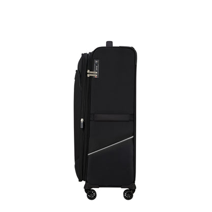 American Tourister Summerride Spinner L Exp schwarz Weicher Koffer