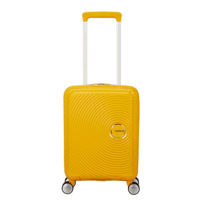 American Tourister Soundbox Mini Spinner 47 golden yellow