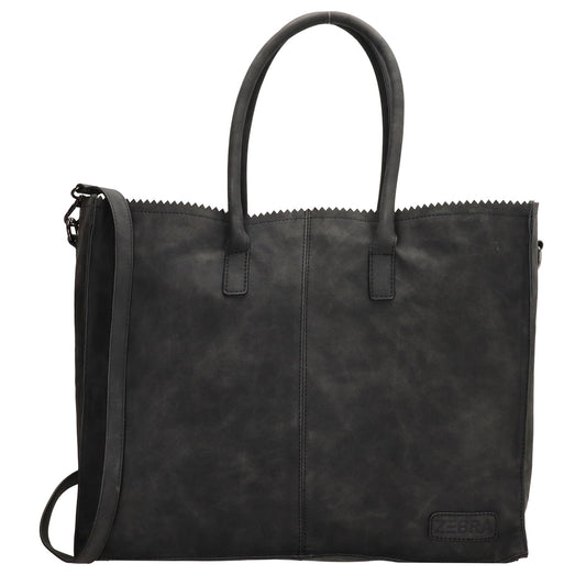 Zebra Trends Lisa XL Shopper zwart