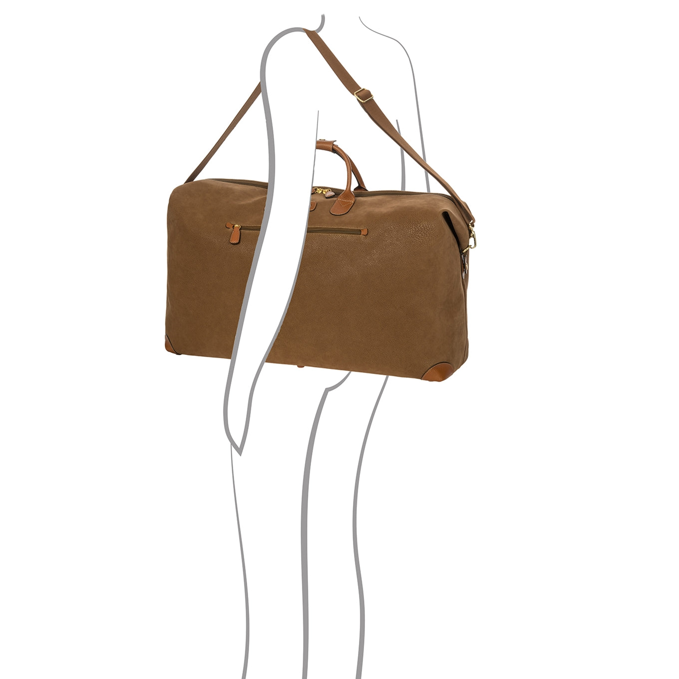 Bric's Life Travel Bag 65 camel