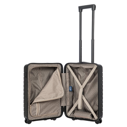 Bric's Ulisse Trolley 55 USB schwarzes Hartschalenetui