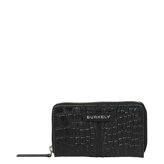 Burkely Cool Colbie Medium Zip Around Wallet schwarz Damenbrieftasche