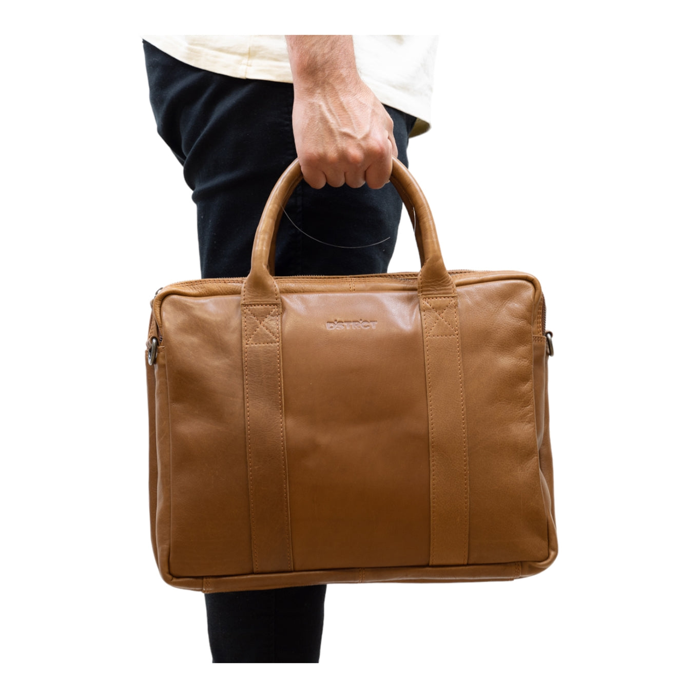 DSTRCT State Street Workingbag 15.6" cognac