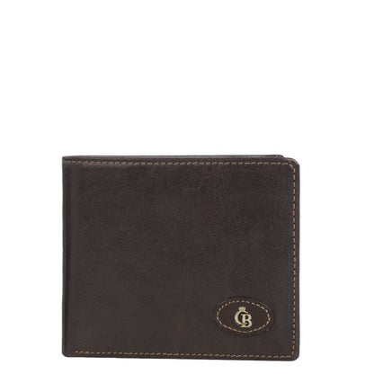 Castelijn &amp; Beerens Gaucho Billfold 8 Kreditkarten Mokka Herrenbrieftasche