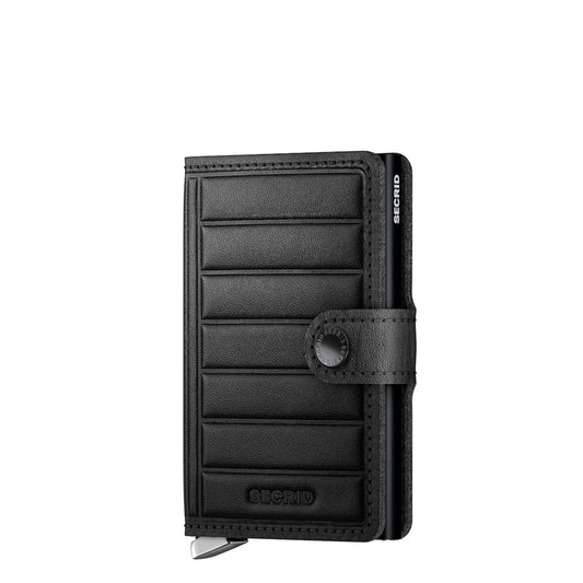 Secrid Miniwallet Portemonnee Emboss Lines black