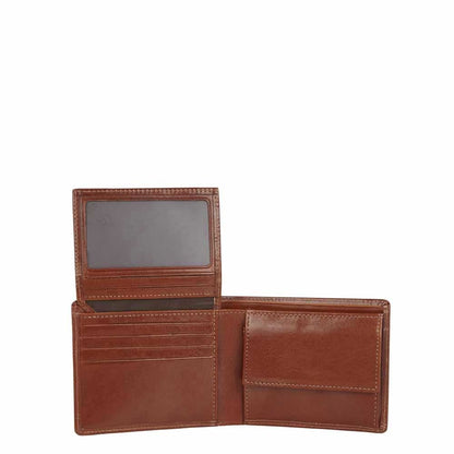 Castelijn &amp; Beerens Gaucho Billfold 9 Kreditkarten Cognac Herrenbrieftasche