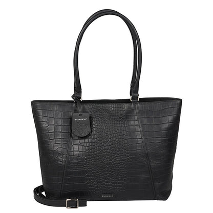 Burkely Cool Colbie Wide Tote 15.6" black