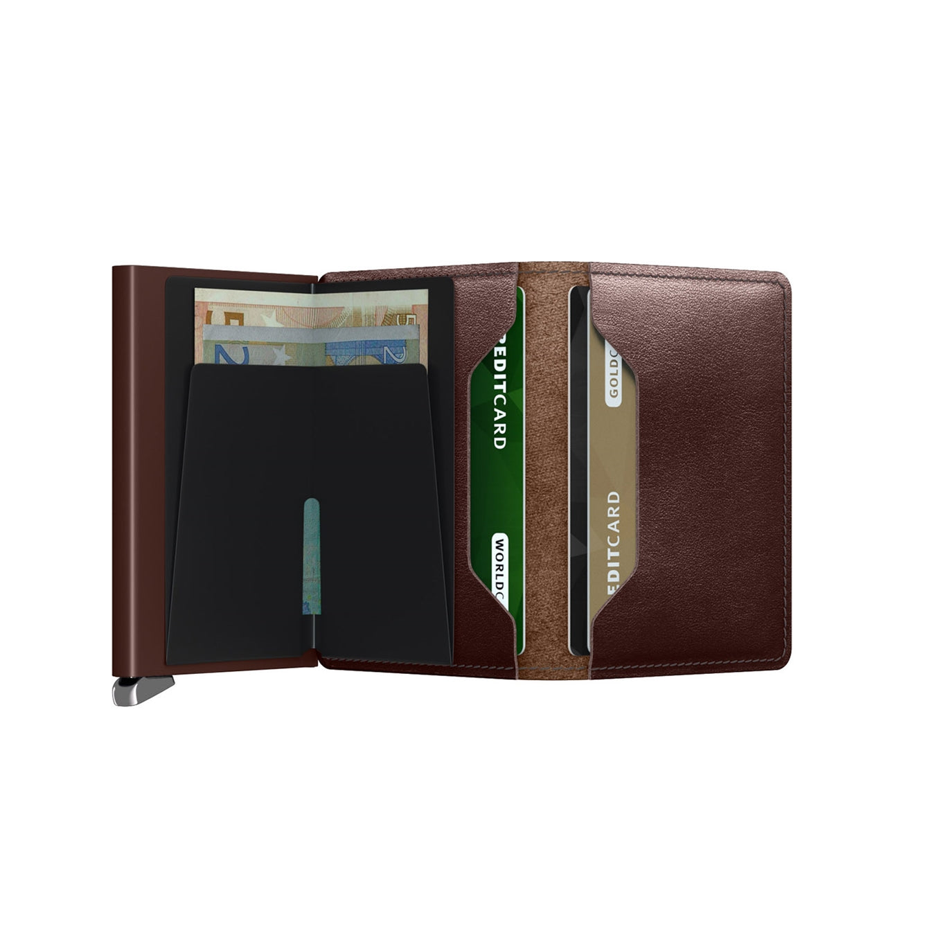 Secrid Slimwallet Wallet Dusk dark brown