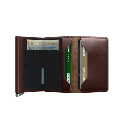 Secrid Slimwallet Wallet Dusk dunkelbraun Damenbrieftasche