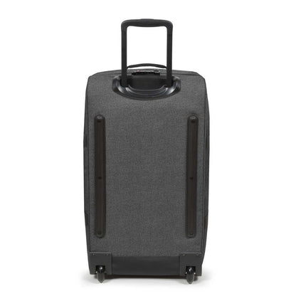 Eastpak Tranverz M schwarze Denim-Trolley-Reisetasche