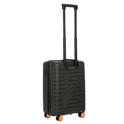 Bric's Ulisse Trolley 55 USB olivfarbenes Hartschalenetui