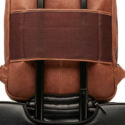 Castelijn &amp; Beerens Carisma Laptop-Rucksack 15,6 Zoll + Tablet-Rucksack in Cognac