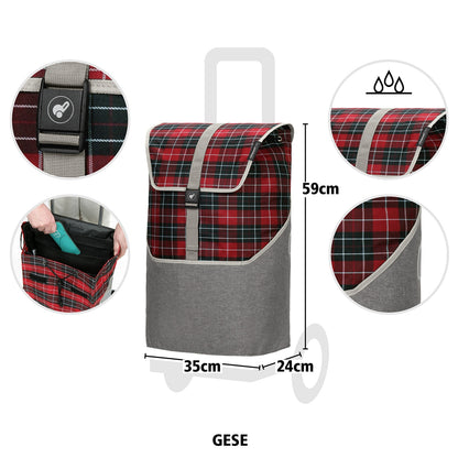 Andersen Quattro Shopper Gese roter Trolley
