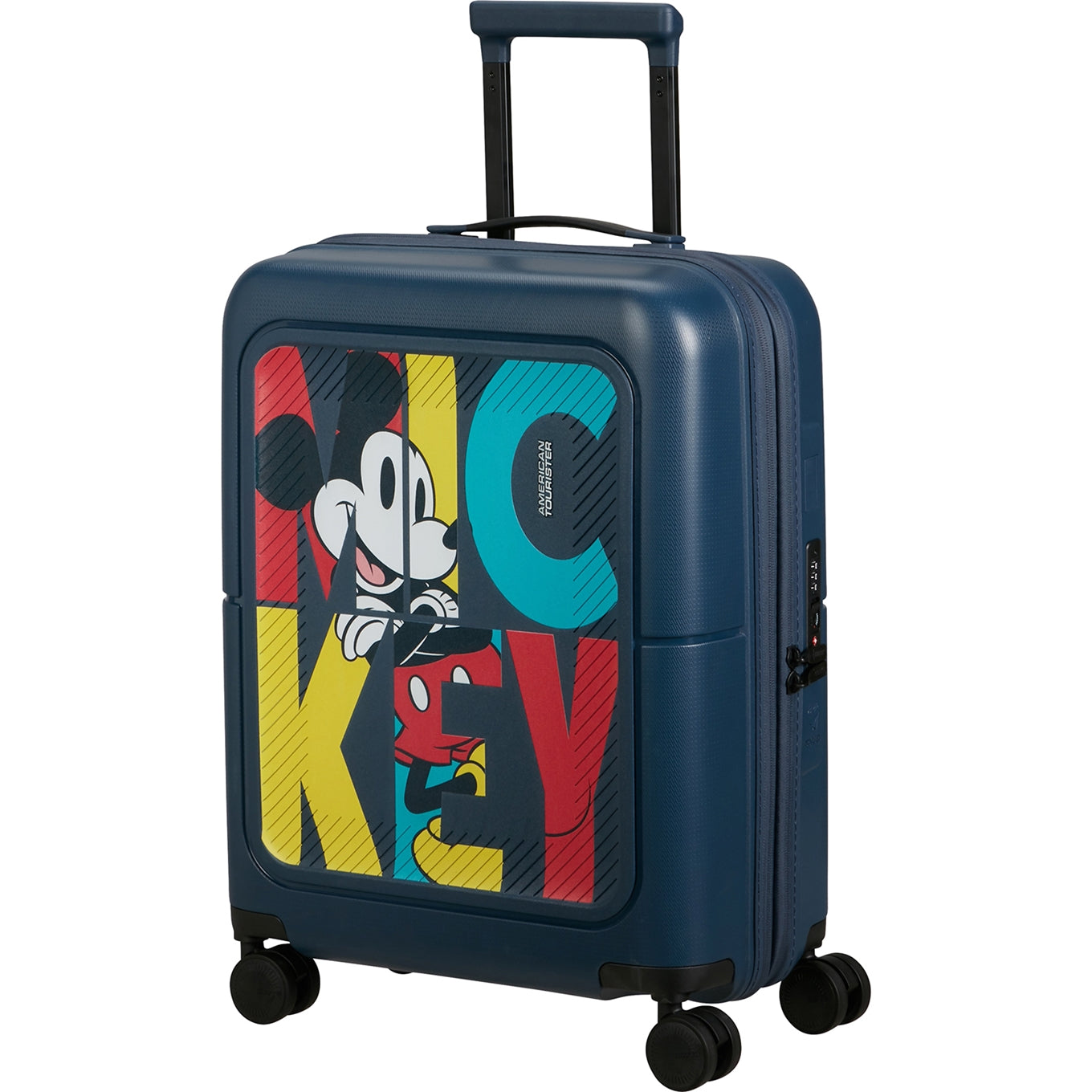 American Tourister Dashpop Disney Spinner 55/20 Exp TSA Mickey Pop Letters Hard Case