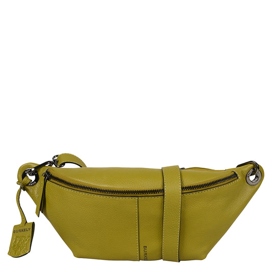 Burkely Radiant Raeven Bumbag grüne Gürteltasche