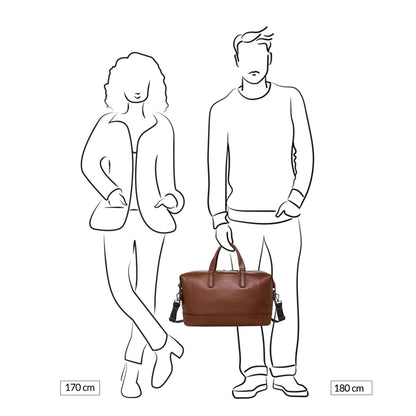 Tumi Harrison Nelson Duffel Cognac Wochenendtasche