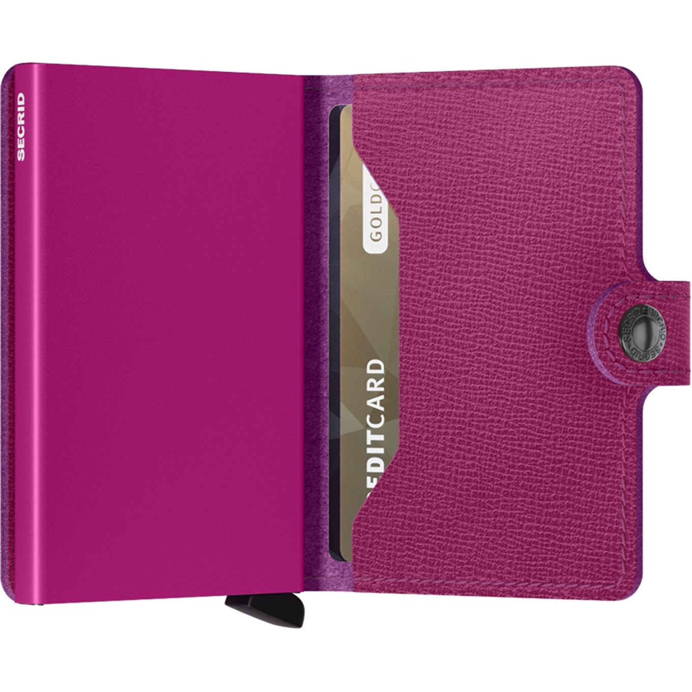 Secrid Miniwallet Portemonnee Crisple fuchsia