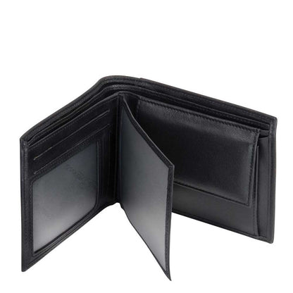 Castelijn &amp; Beerens Vita Billfold 11 Kreditkarten schwarze Herrenbrieftasche