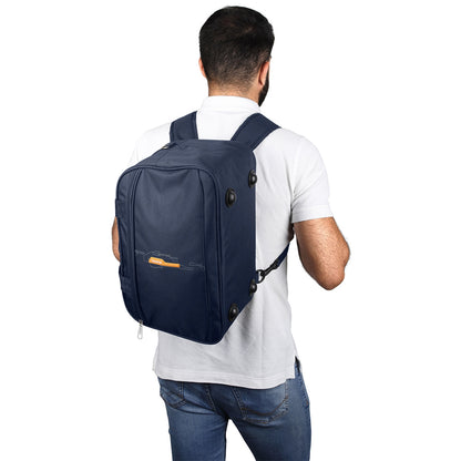 Gabol Week Eco Backpack Bag S dunkelblaue Wochenendtasche