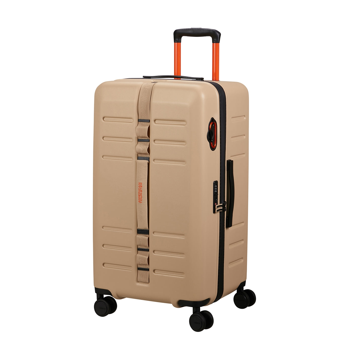American Tourister Trailon Trunk 73/27 TSA beige Hard Suitcase
