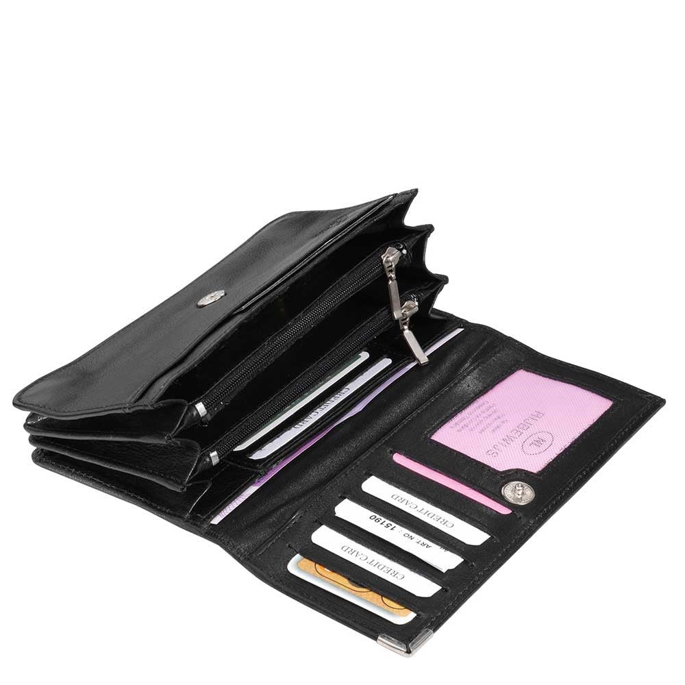 dR Amsterdam Toronto RFID Women's wallet black